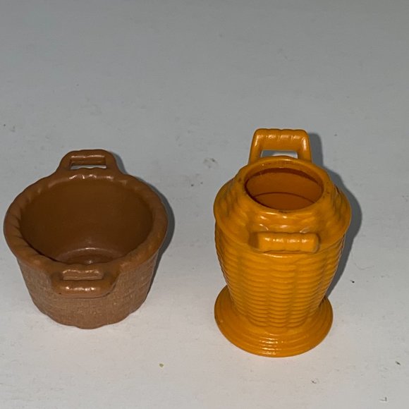 Pretend Play Dollhouse Playset Miniature Baskets - Picture 2 of 5